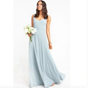 Show me your mumu sky blue maxi dress